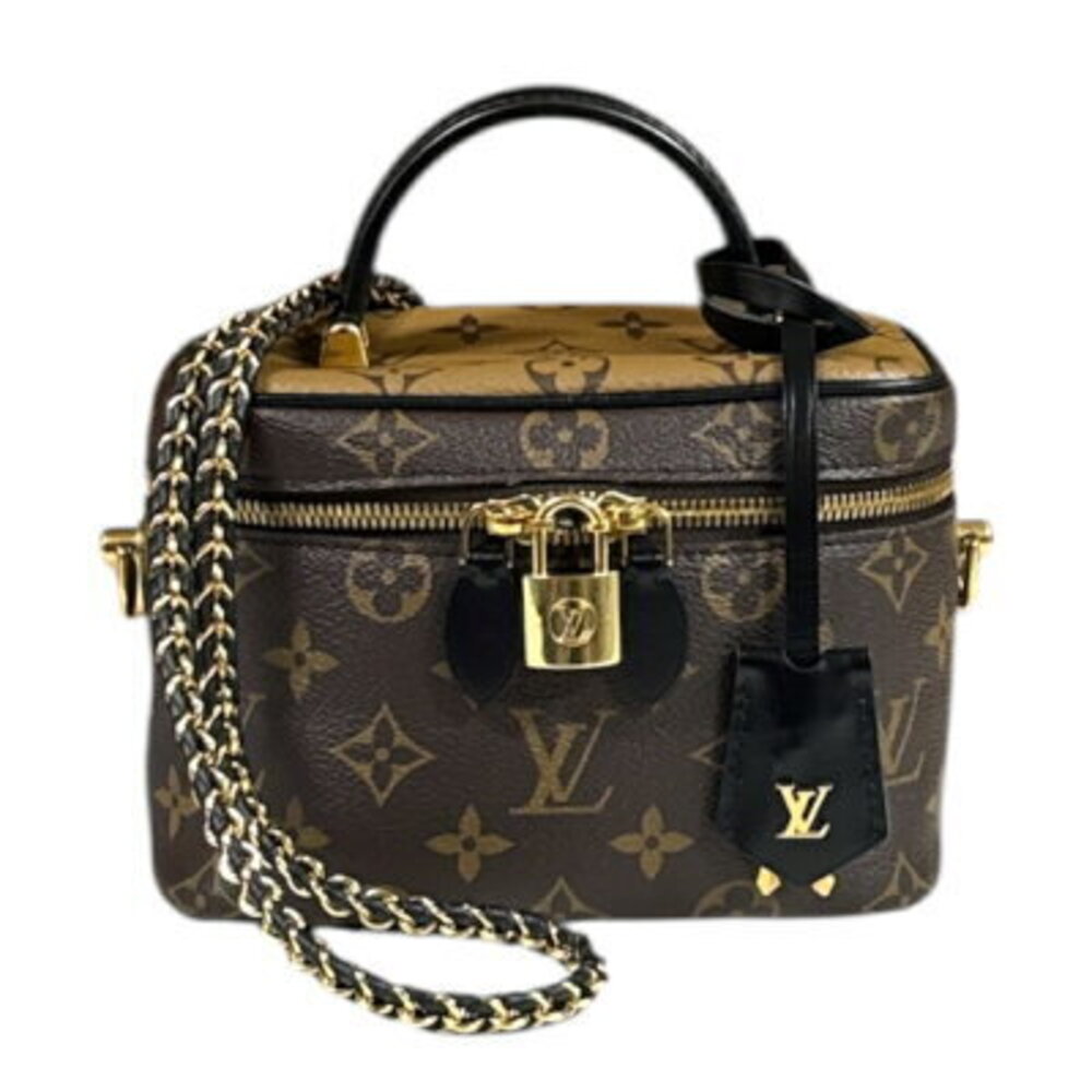 Louis Vuitton Vanity NV Monogram Reverse Shoulder Bag Brown